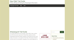 Desktop Screenshot of newpaltztrailguide.com